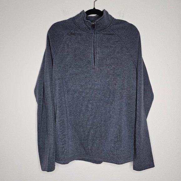 NWT 90 Degree Men's Gray/1/4 Zip Activewear Pullover Size Medium - Picture 1 of 4